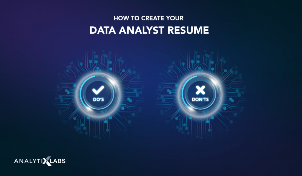 How to create your data analyst resume