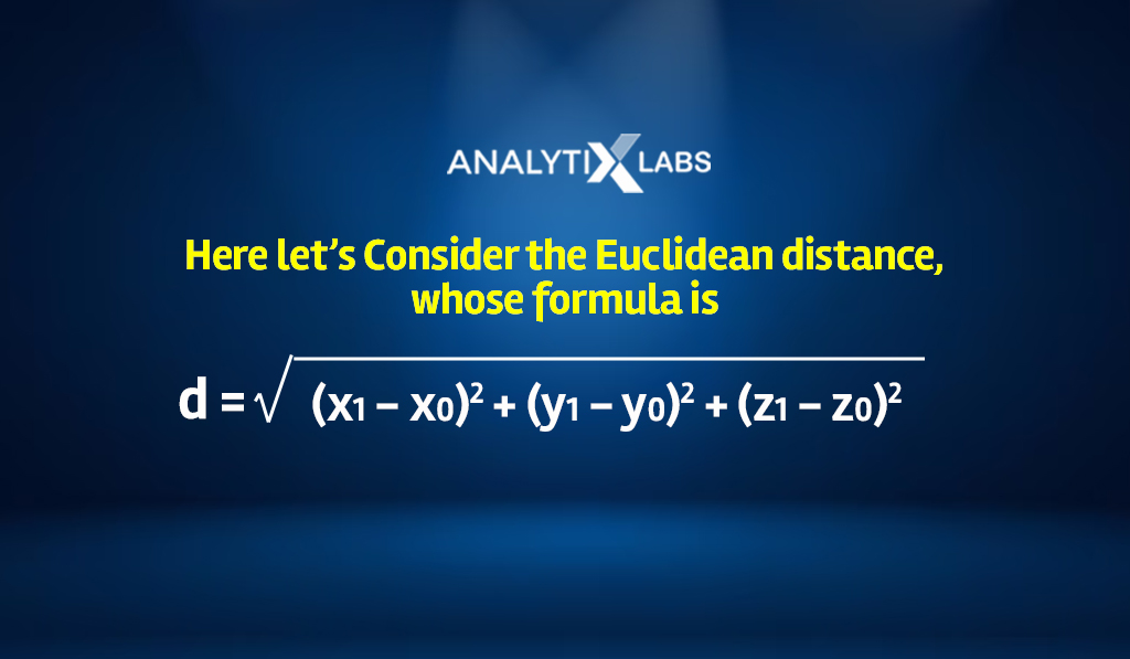Euclidean distance formula