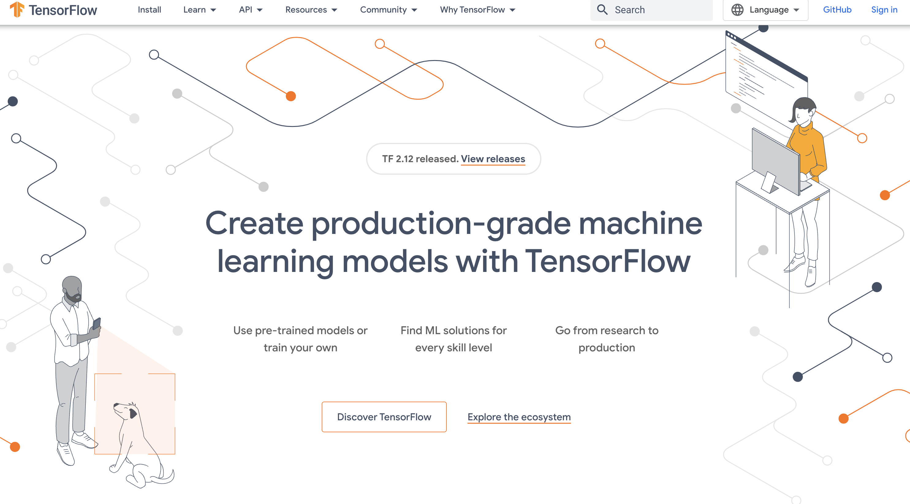 tensorflow ML tool