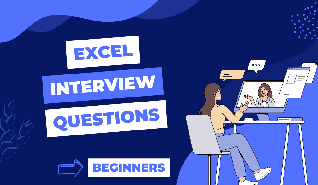 beginners excel interview questions